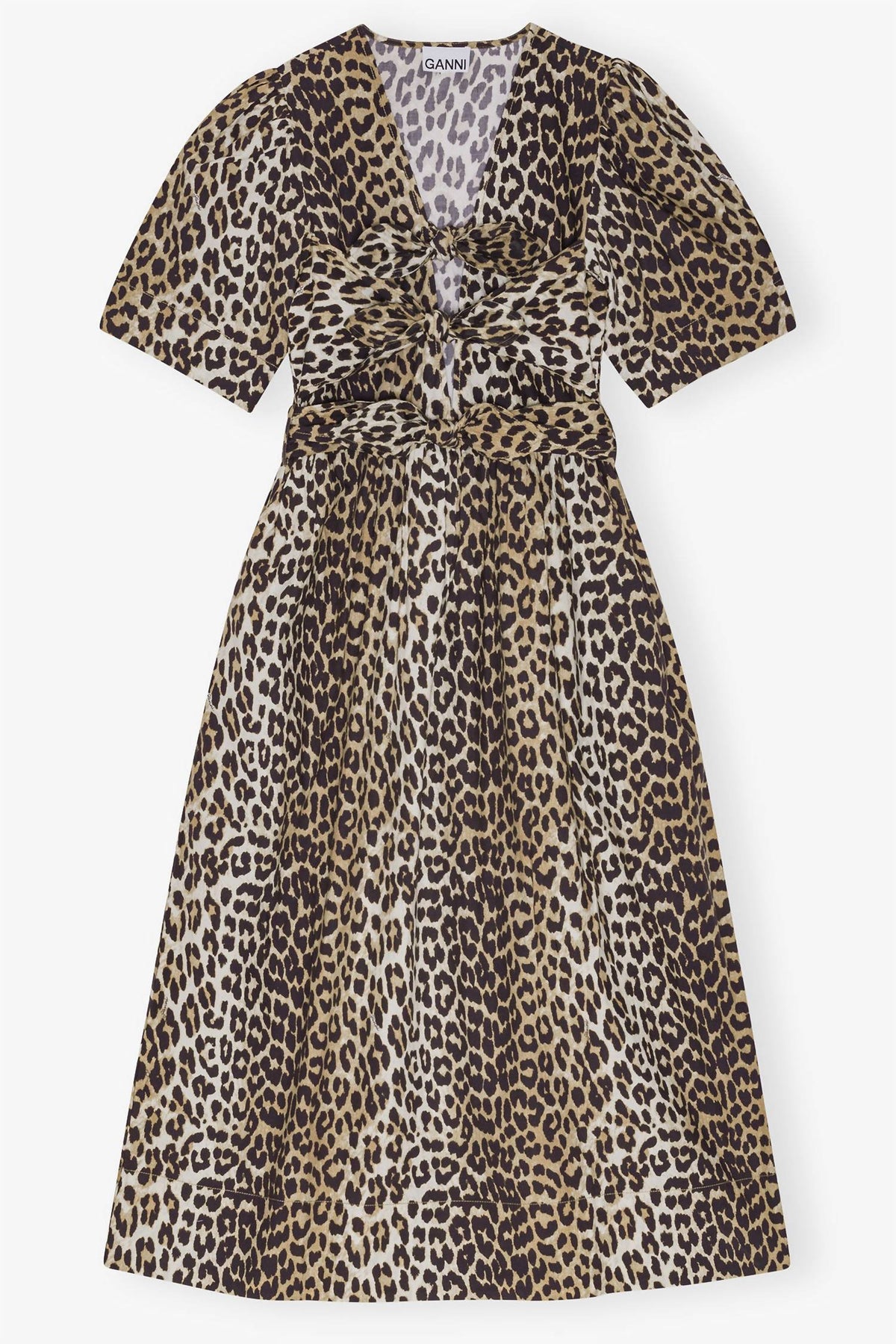 Ganni - Printed Cotton Dress