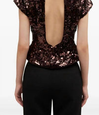 Ganni - Sequin Top