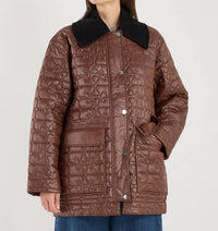 Ganni - Shiny Quilt Jacket
