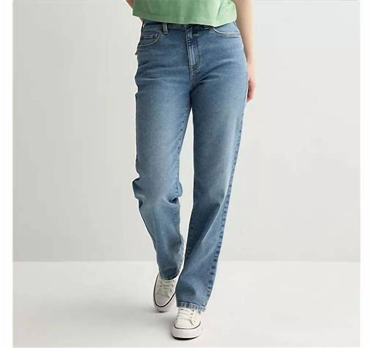 Gasoline - High-rise '90s Straight Jeans