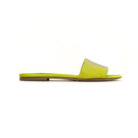 Gedebe - Women's Cassis Satin Rhinestone Embellished Flats
