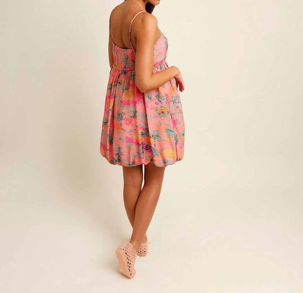 Geegee - Bubble Hem Mini Dress