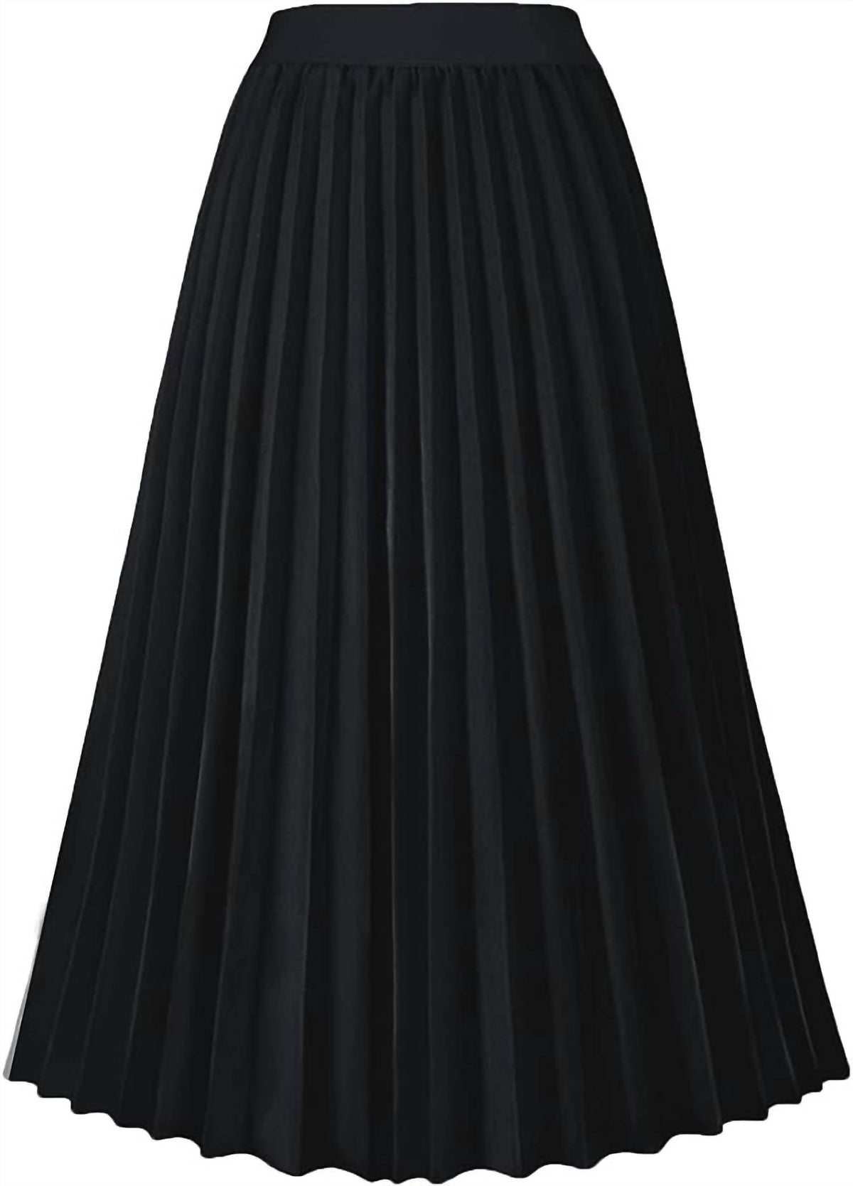 Geegee - Pleated Chiffon Maxi Skirt