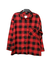 Geegee - Women's Plaid Button Down Shirt