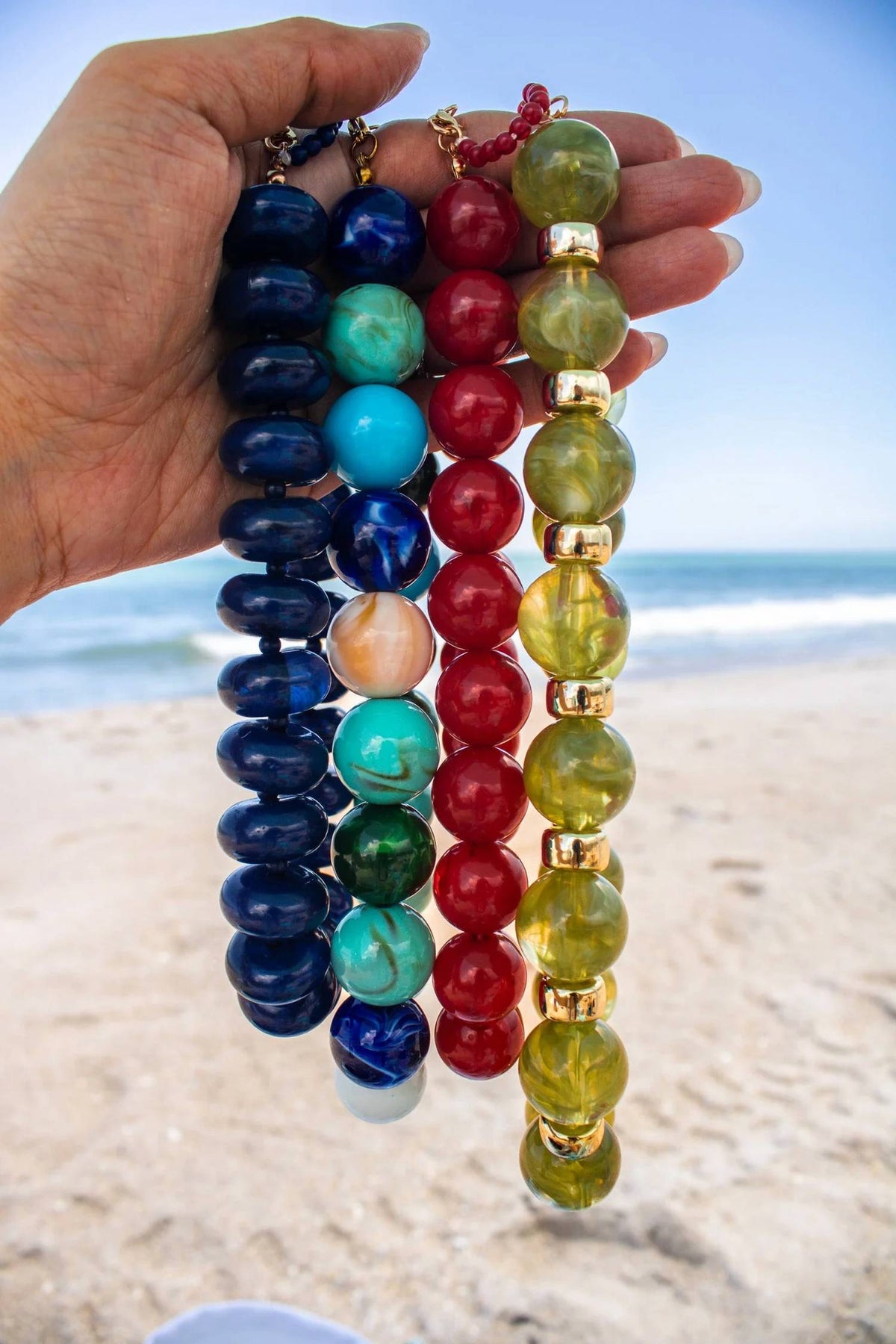 Gemelli - Women's Costa Beaded Statement Necklace