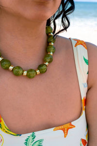 Gemelli - Women's Sorrento Beaded Statement Necklace