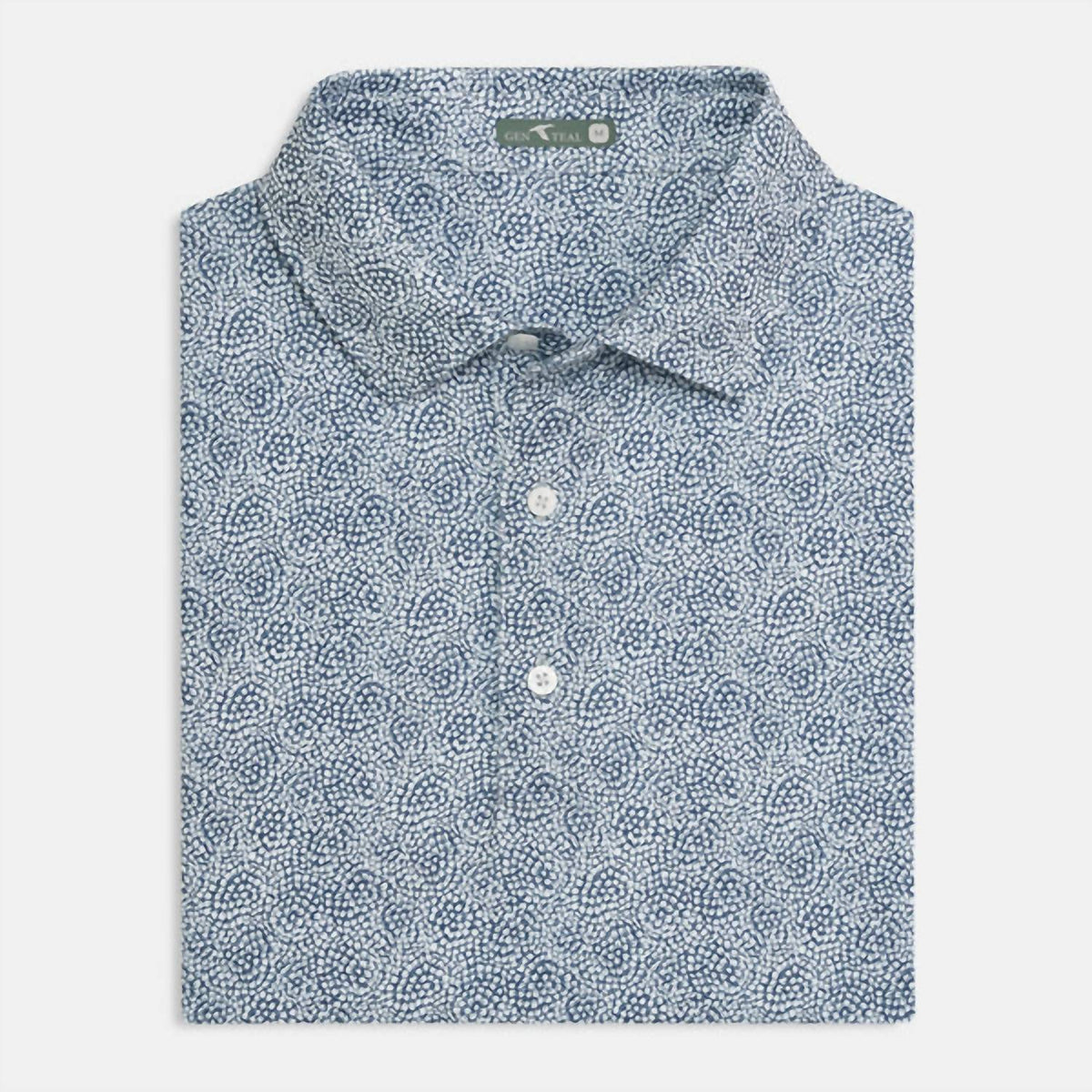 Genteal - Men's Printed Performance Polo