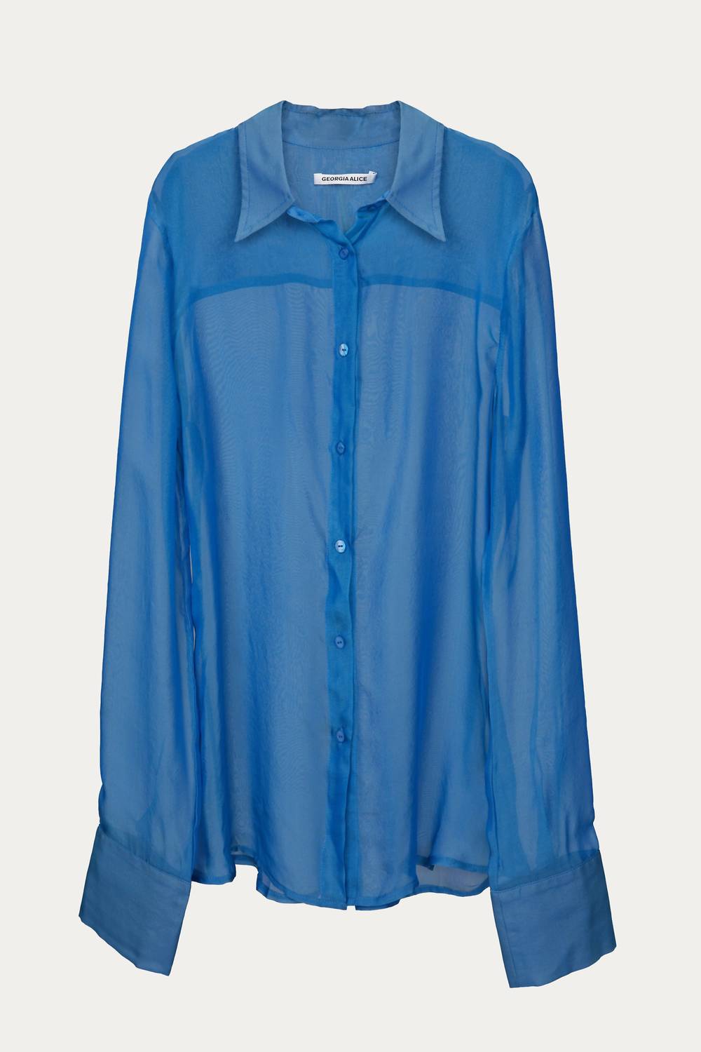 CHIFFON SLIM SHIRT
