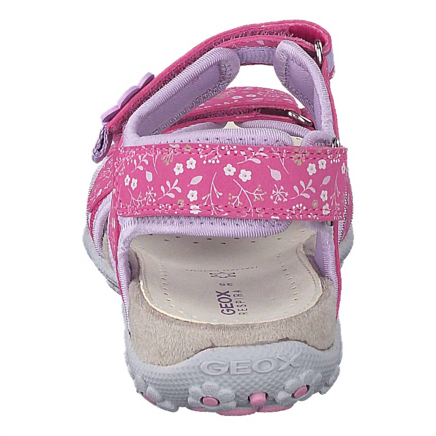 Geox - Girls Js Roxanne C Print Floral Sandal - flip - flops - kids - pink