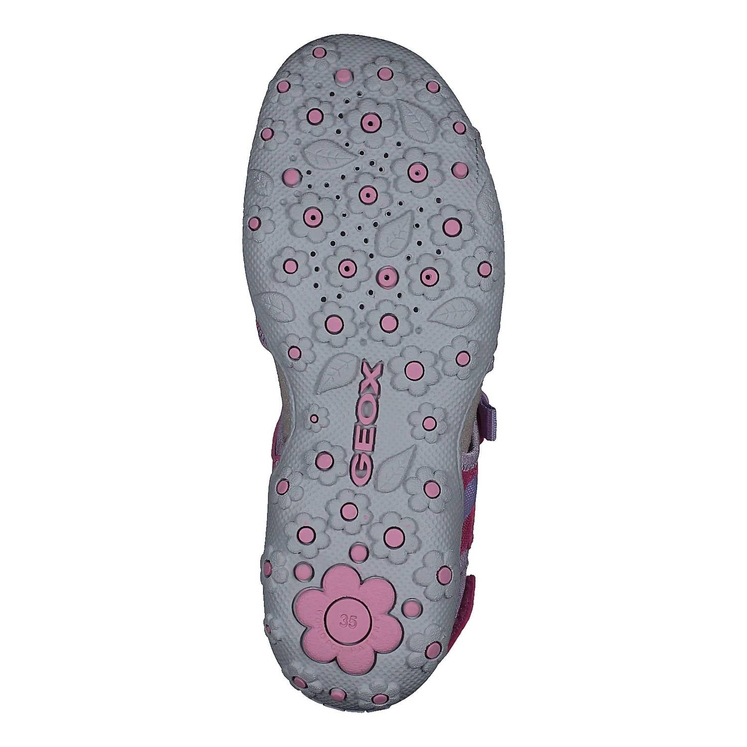 Geox - Girls Js Roxanne C Print Floral Sandal - flip - flops - kids - pink