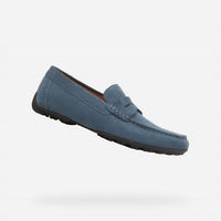 Geox - Kosmopolis + Grip - blue - leather - loafers