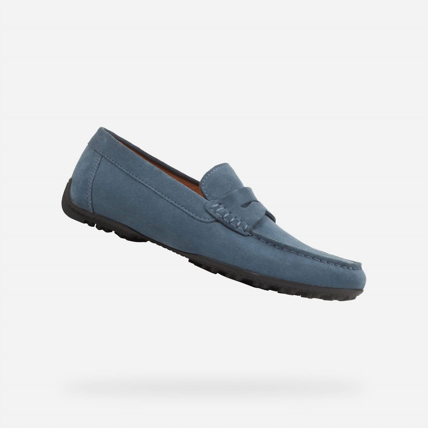 Geox - Kosmopolis + Grip - blue - leather - loafers