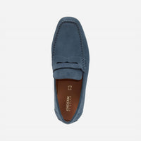 Geox - Kosmopolis + Grip - blue - leather - loafers
