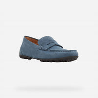 Geox - Kosmopolis + Grip - blue - leather - loafers