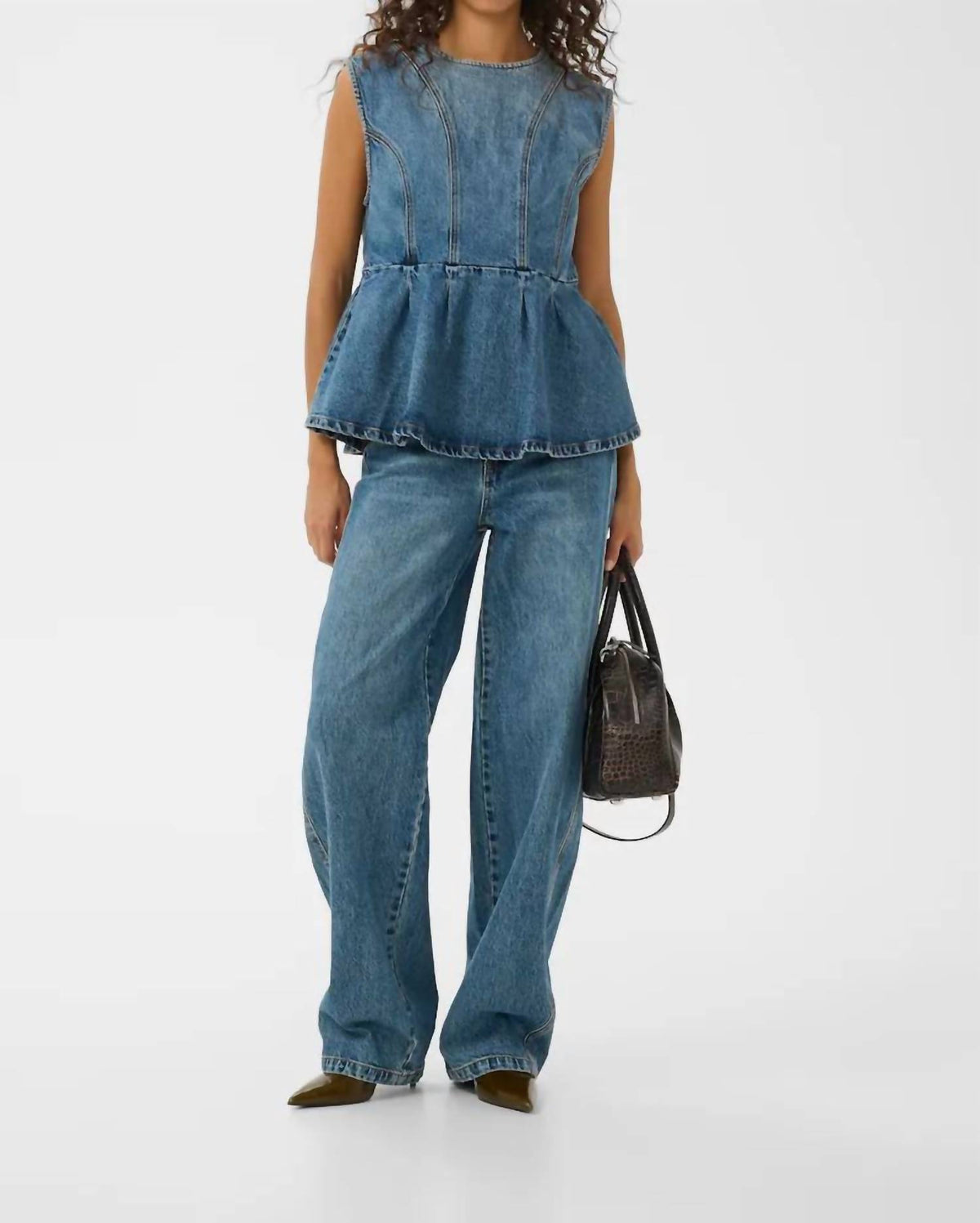Gestuz - Melu Denim Top