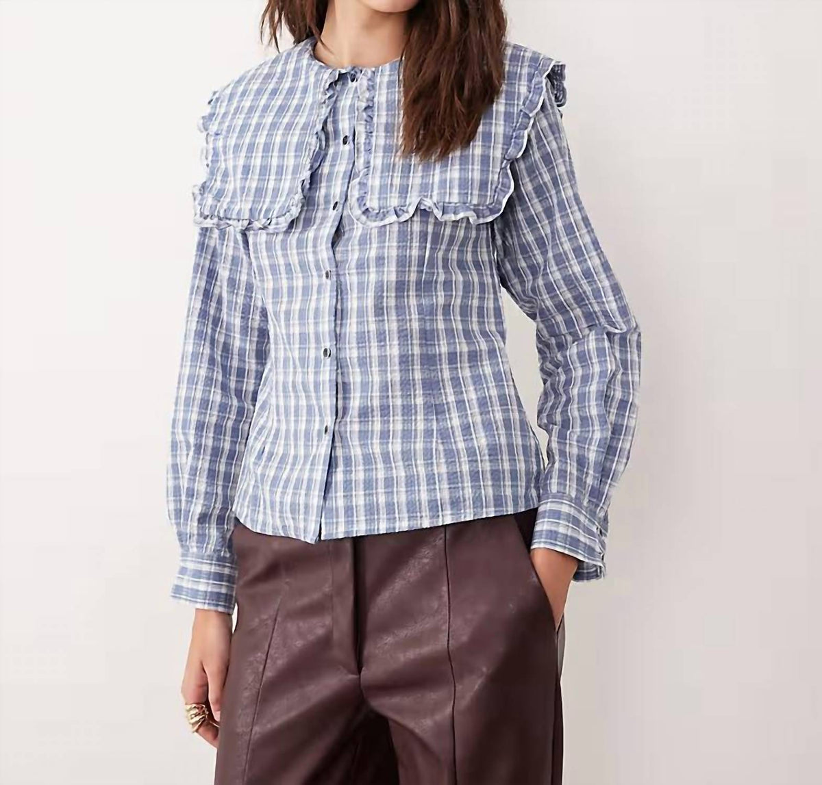 Ghospell - Ersa Check Blouse