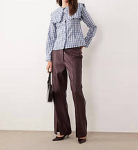 Ghospell - Ersa Check Blouse