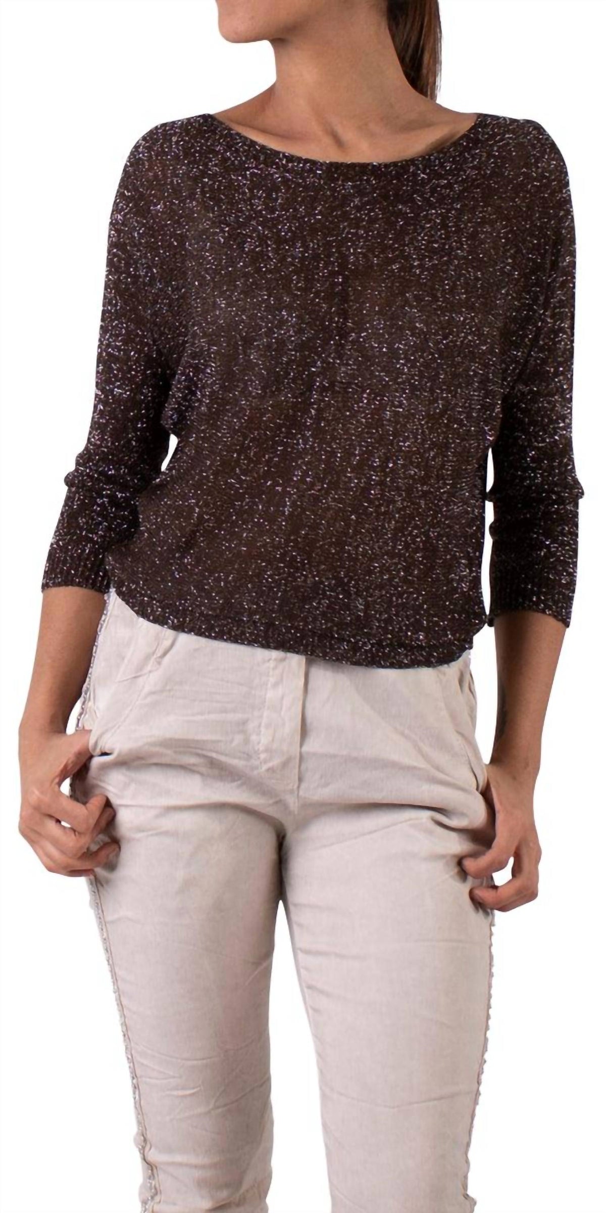 Gigi Moda - Aliocha Sparkle Light Knit Top