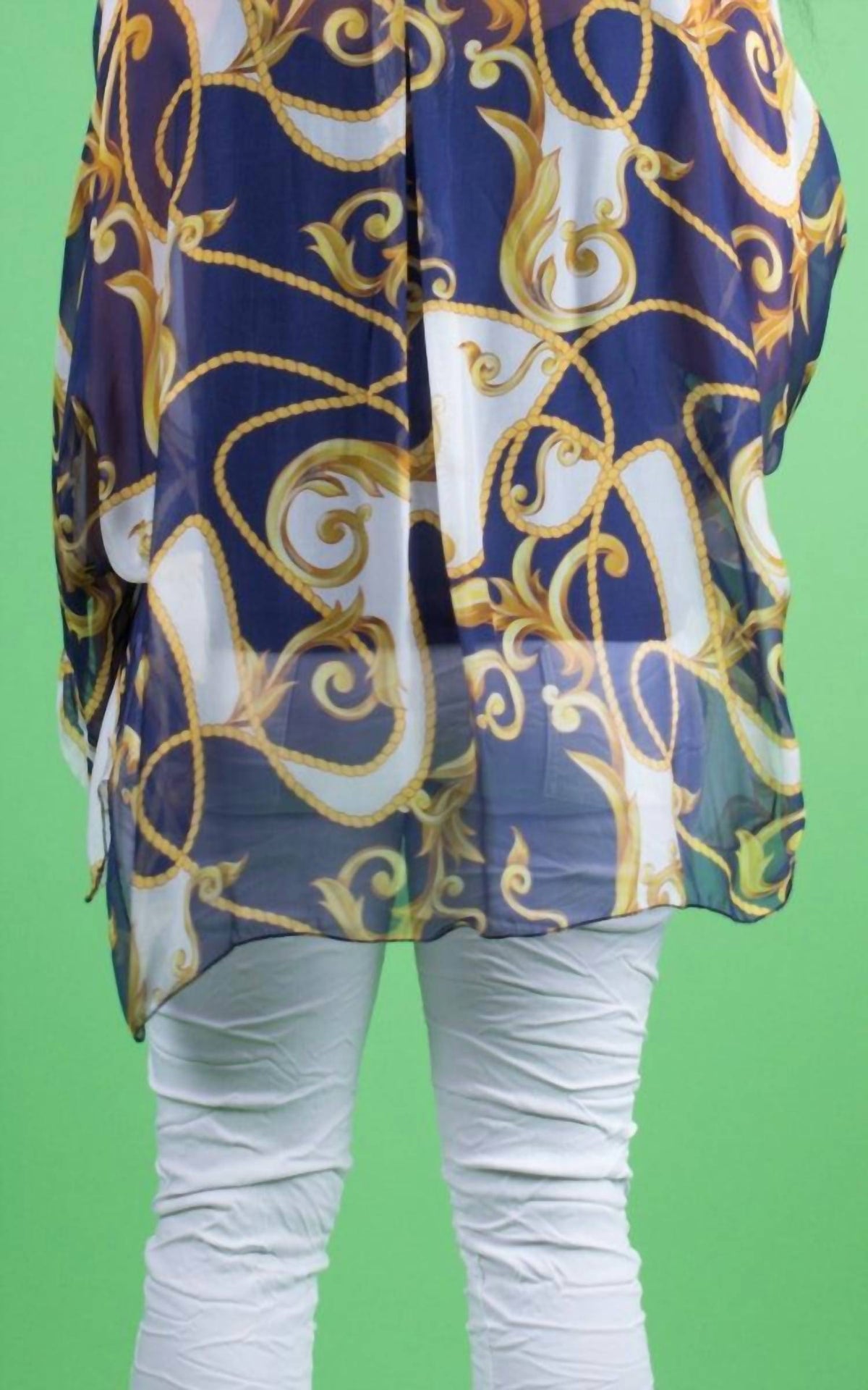 Gigi Moda - Angelo Baroque Silk Blouse