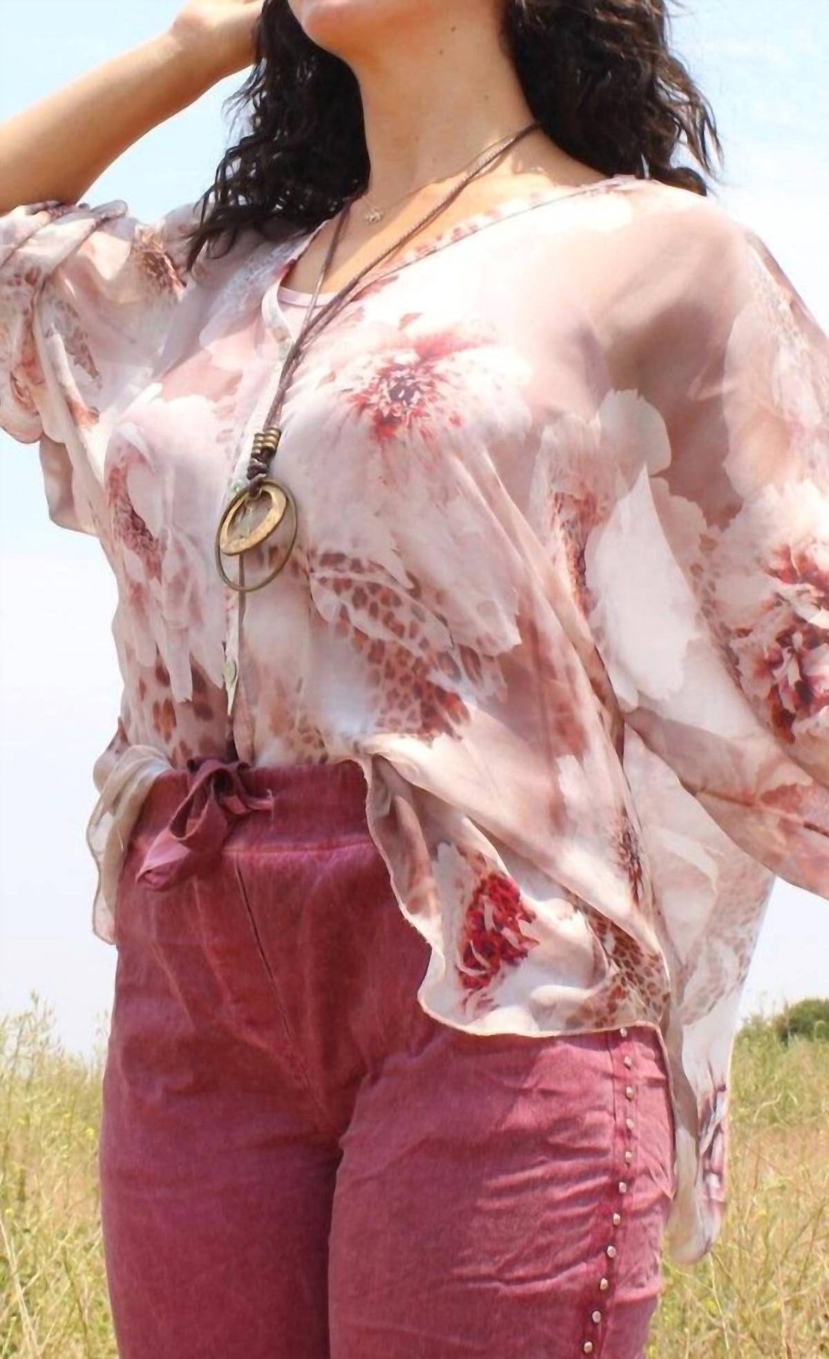 Gigi Moda - Angelo Jungle Silk Blouse