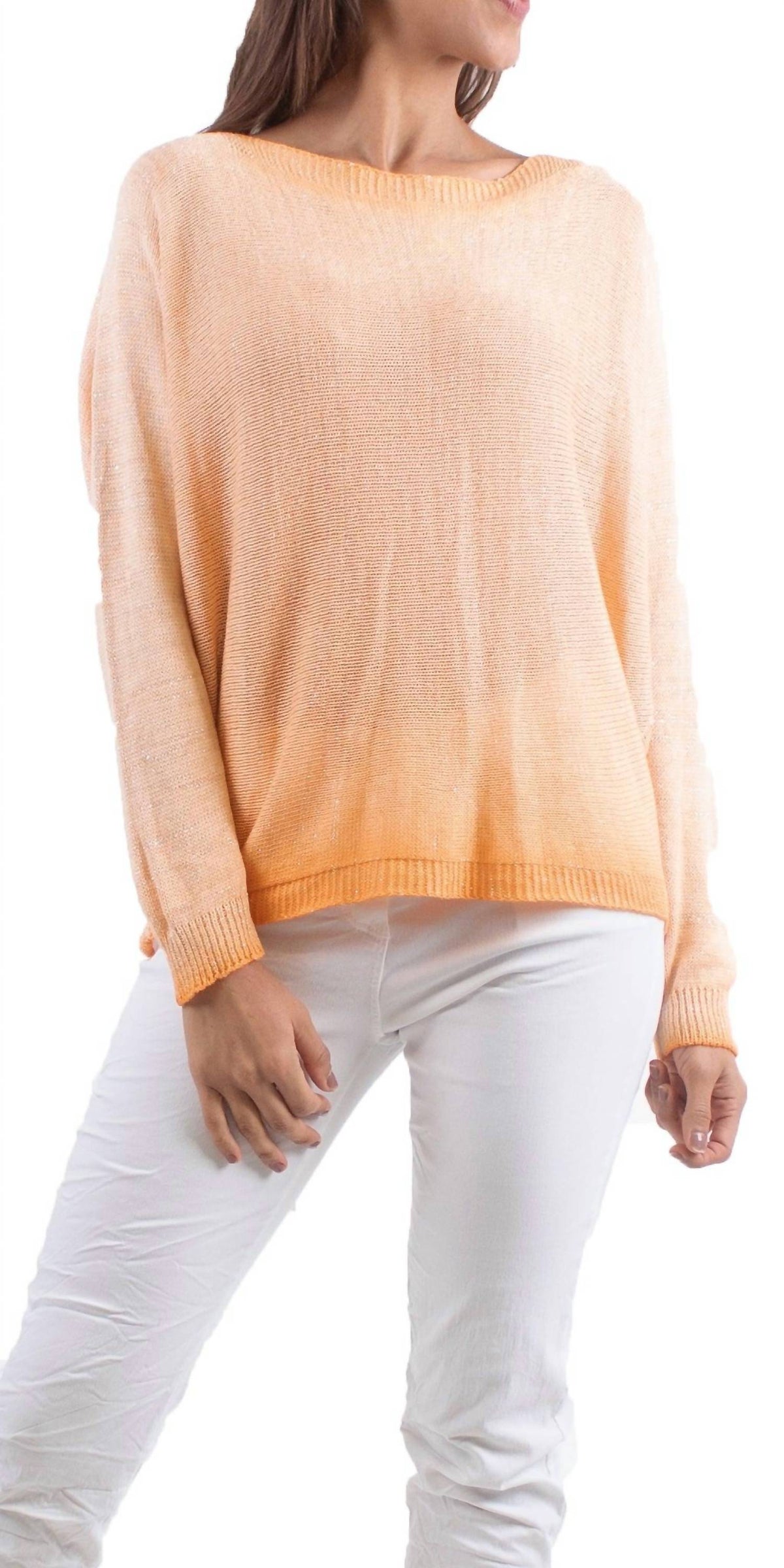 Gigi Moda - Argento Long Sleeve Sweater