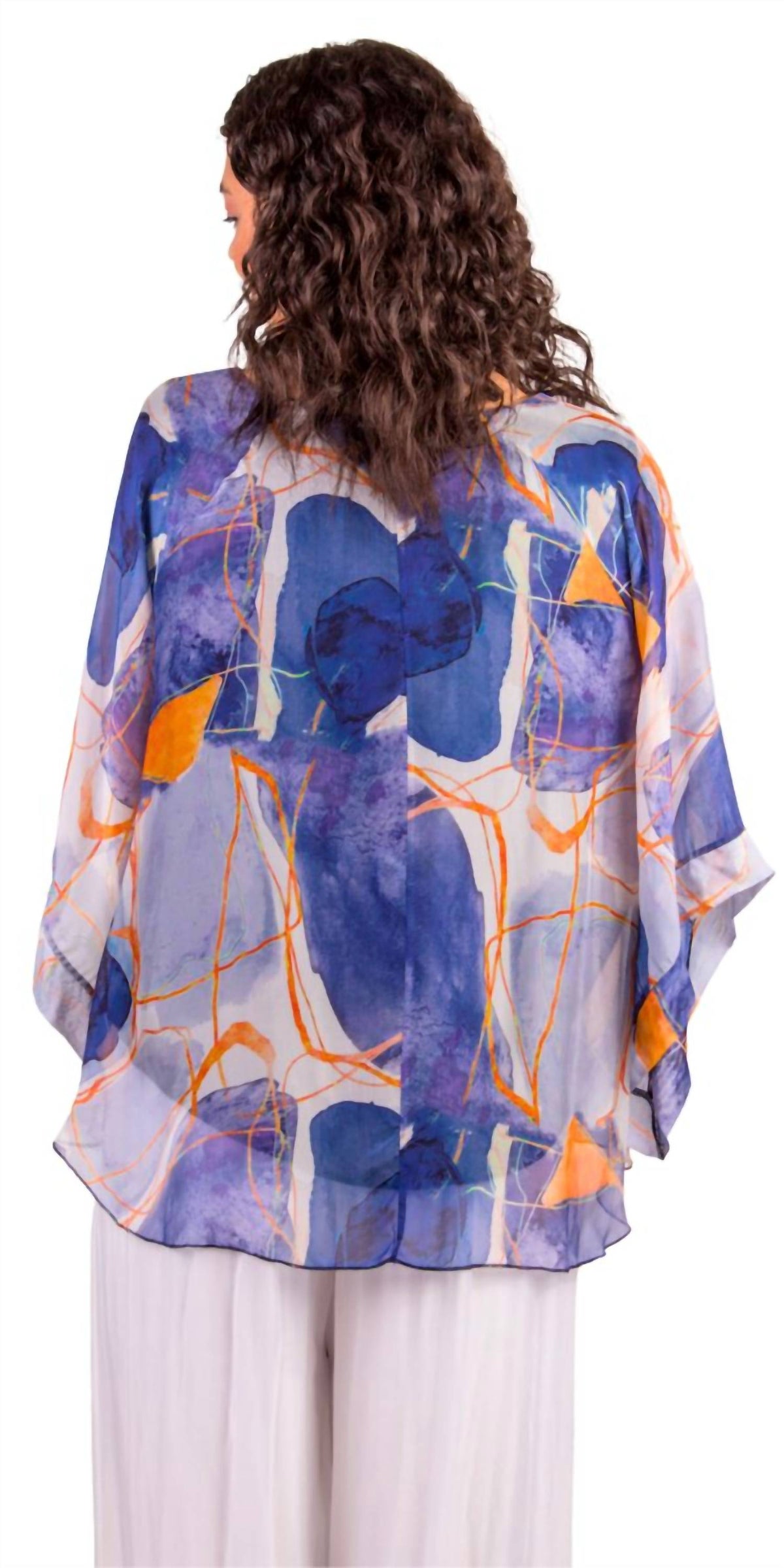 Gigi Moda - Coletta Abstract Silk Top