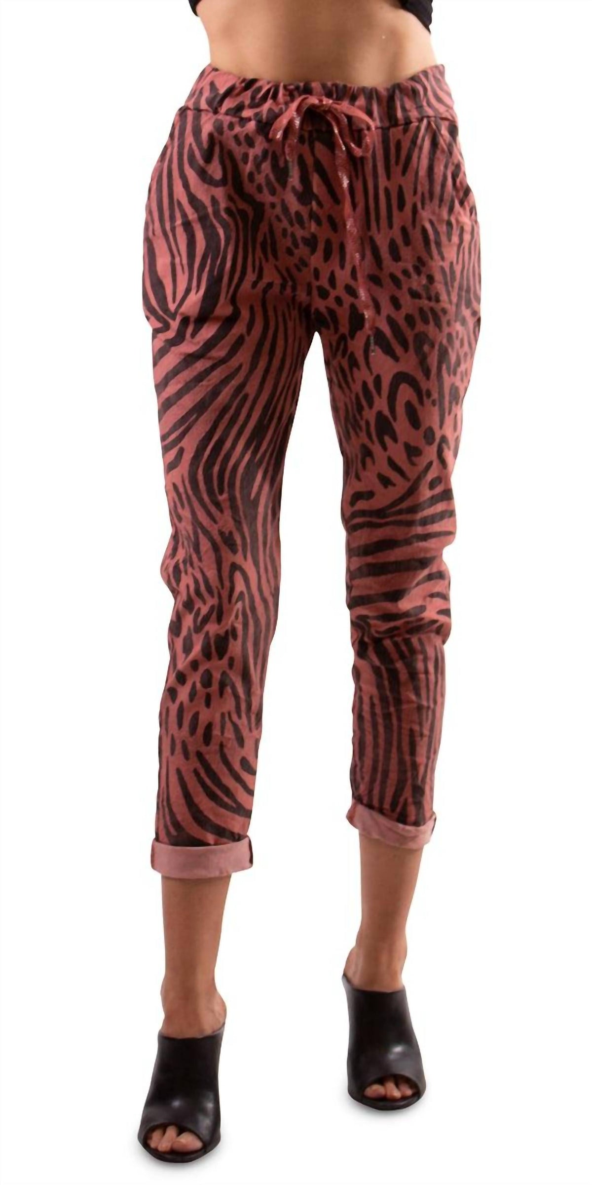 Gigi Moda - Cornelia Zebra Slim Pants