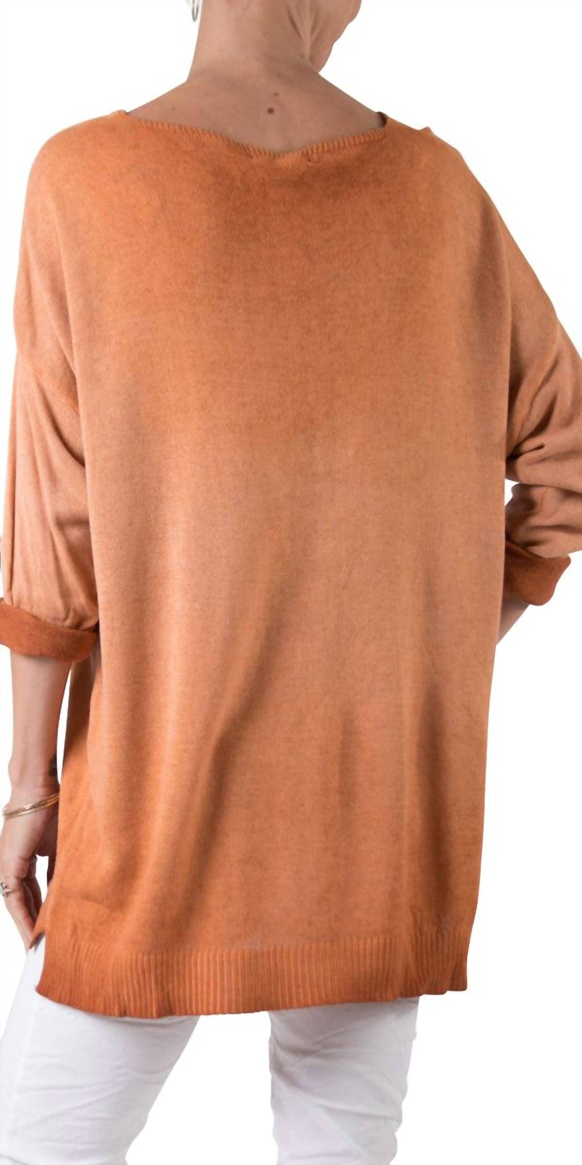 Gigi Moda - Donna Knit V-neck Sweater