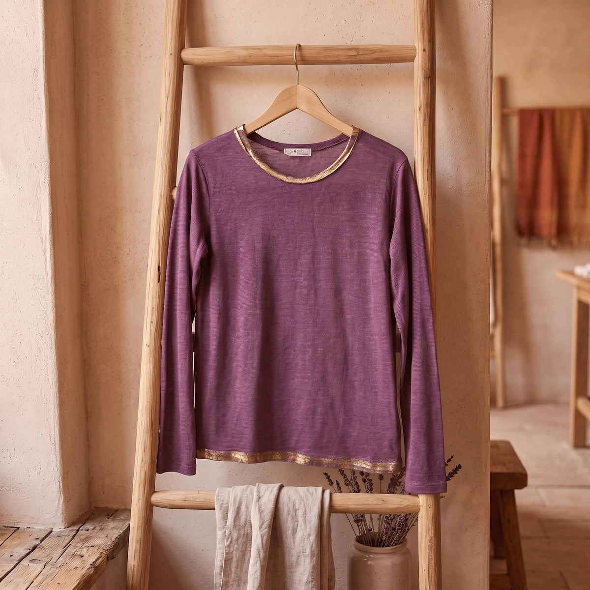 Gigi Moda - Francesca scoop neck top
