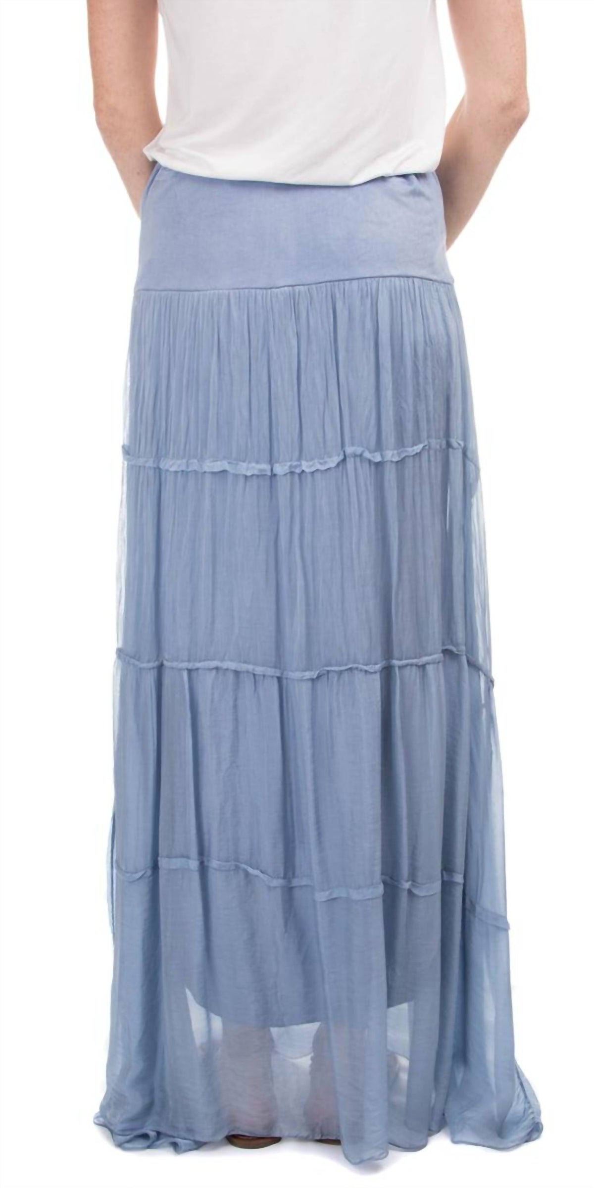 Gigi Moda - Solima Long Tiered Maxi Skirt