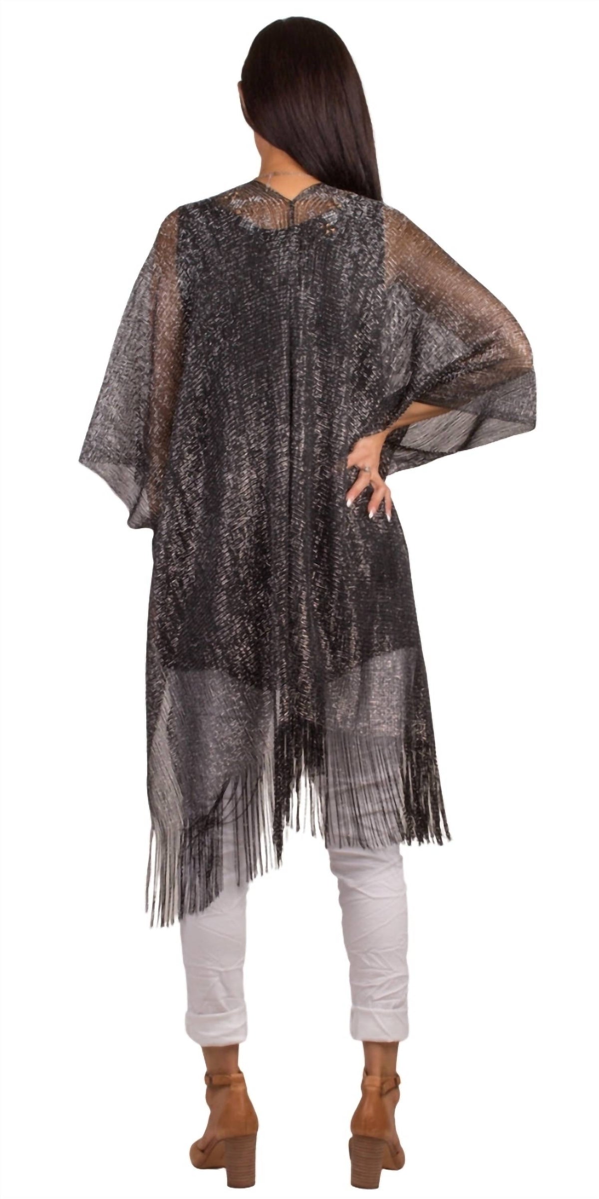 Gigi Moda - Spiaggia Open Front Kimono