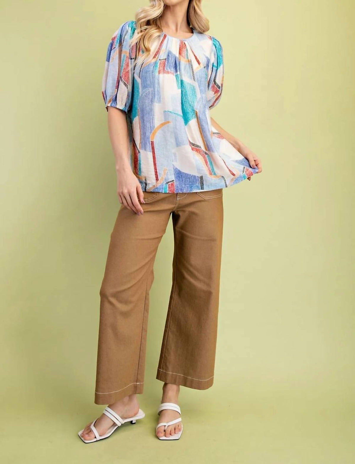 Gigio - Abstract Printed Top