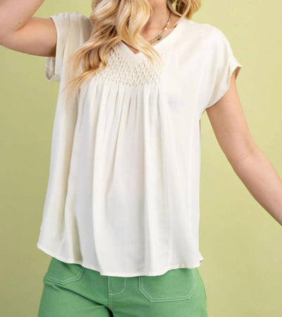 Gigio - Decorative Smock Blouse