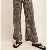 Gigio - Leopard Denim Pants