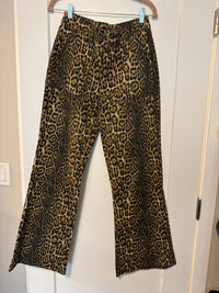 Gigio - Leopard Denim Pants