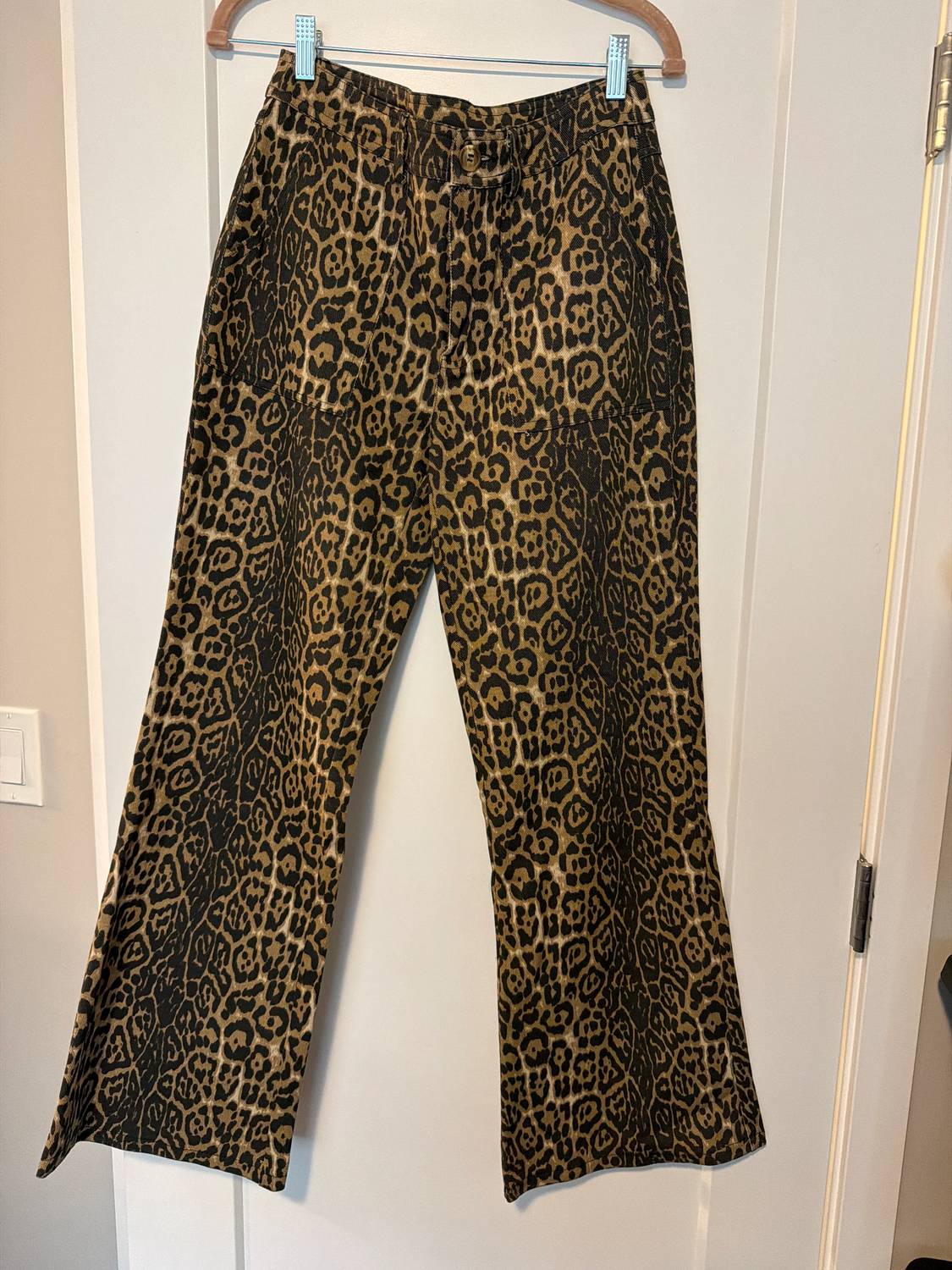 Gigio - Leopard Denim Pants