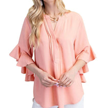 Gigio - Ruffled Bell Sleeve
