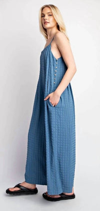 Gigio - Sleeveless Wide Leg Jumpsuit
