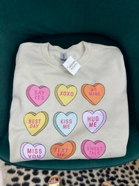 Gildan - Conversation Heart Sweatshirt