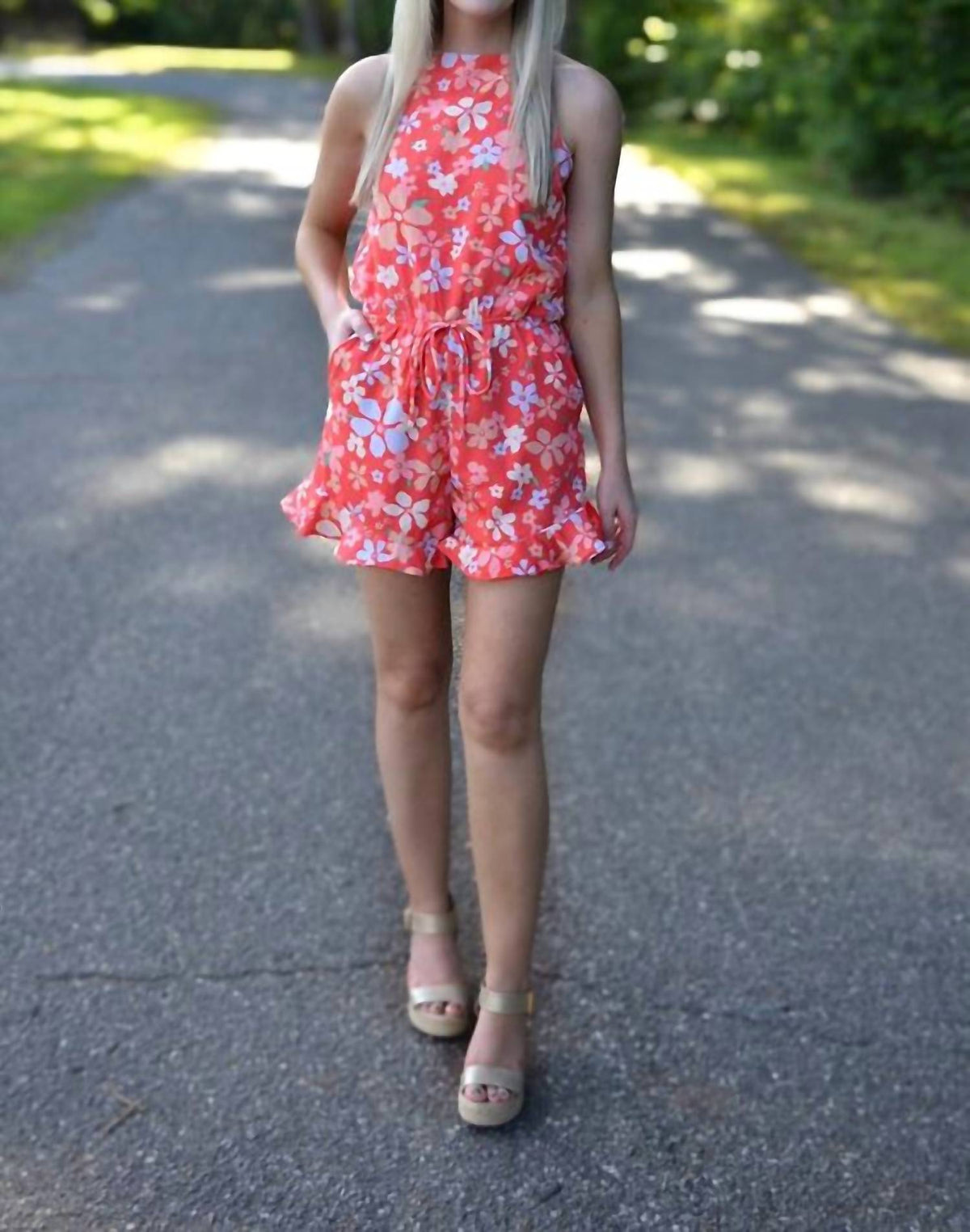 Gilli - Broken Arrow Floral Romper