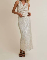 Gilli - Christine Sequin Maxi Skirt