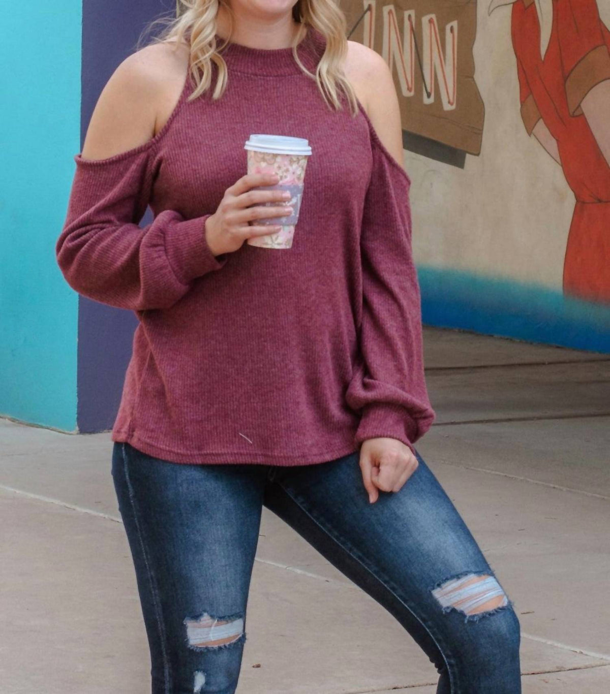 Gilli - Cold Shoulder Top