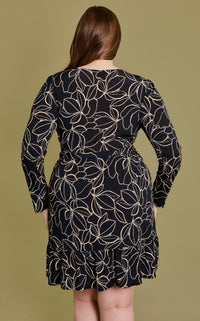 Gilli - Floral Fantasy Wrap Mini Dress - Plus