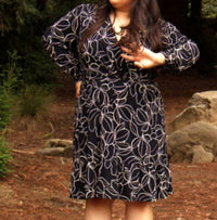 Gilli - Floral Fantasy Wrap Mini Dress - Plus