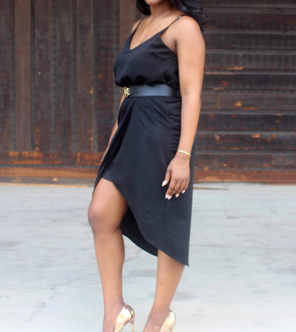 Gilli - Jacqueline Wrap Hem Dress