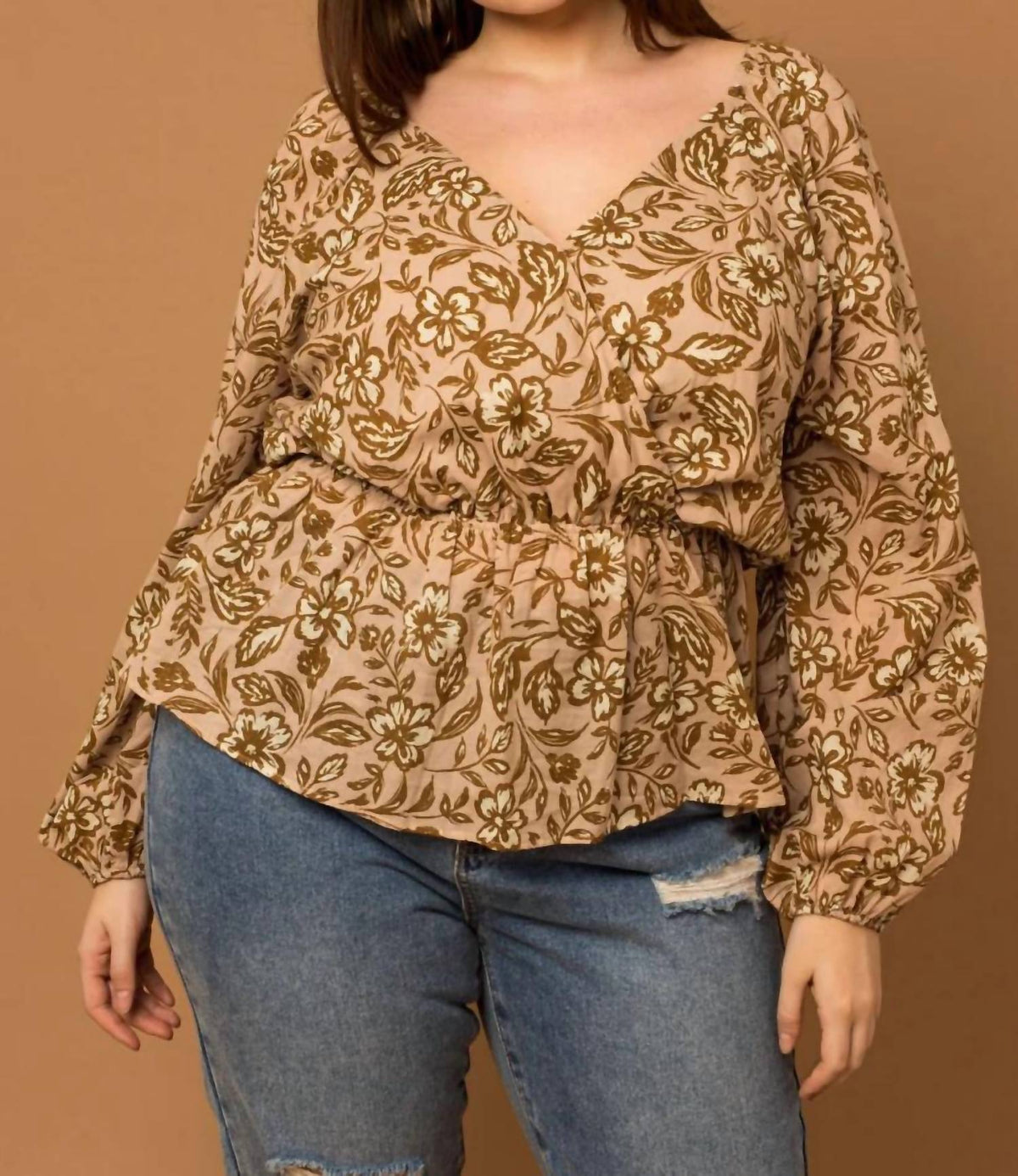 Gilli - Marlee Peplum Top - Plus