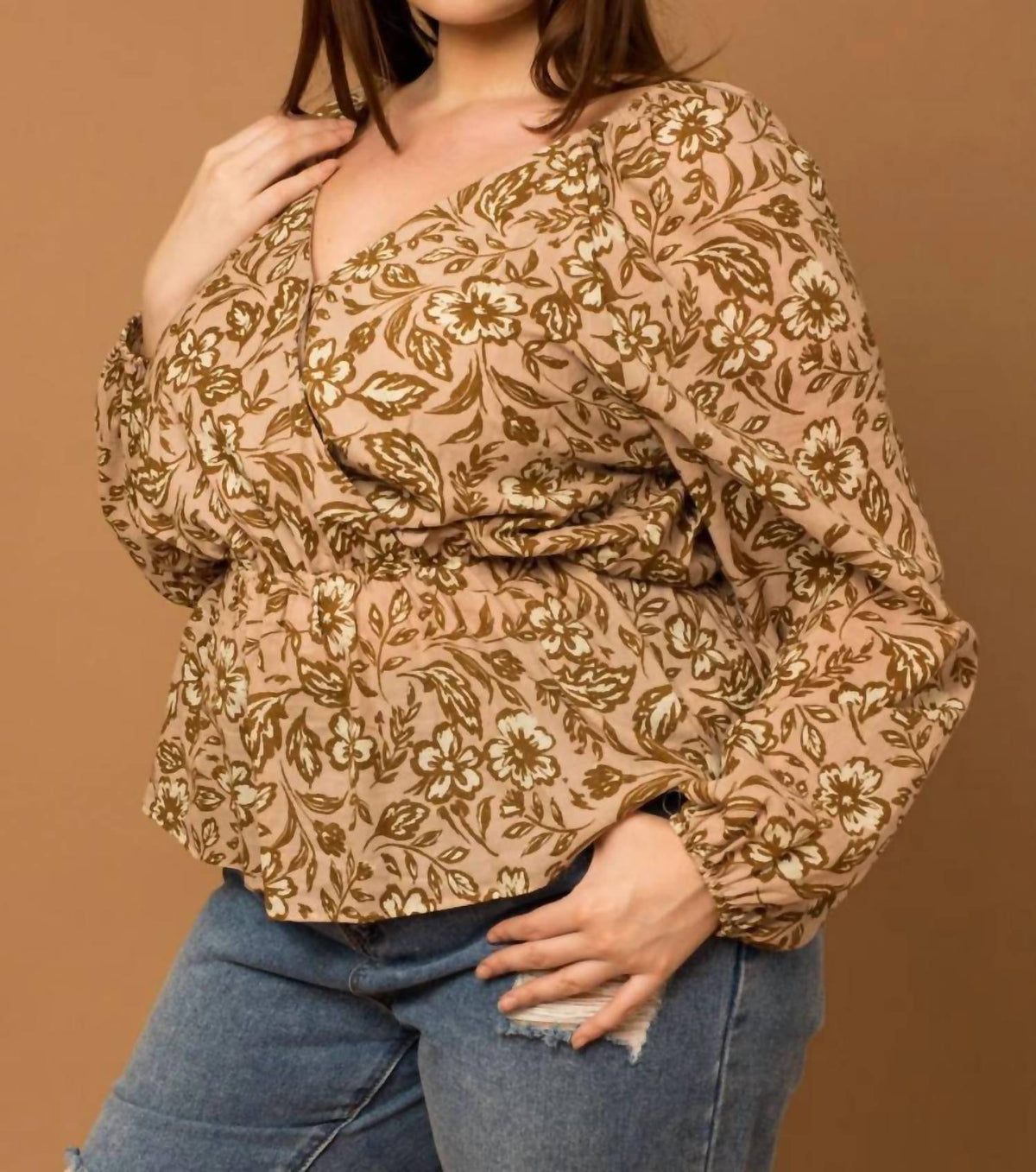 Gilli - Marlee Peplum Top - Plus