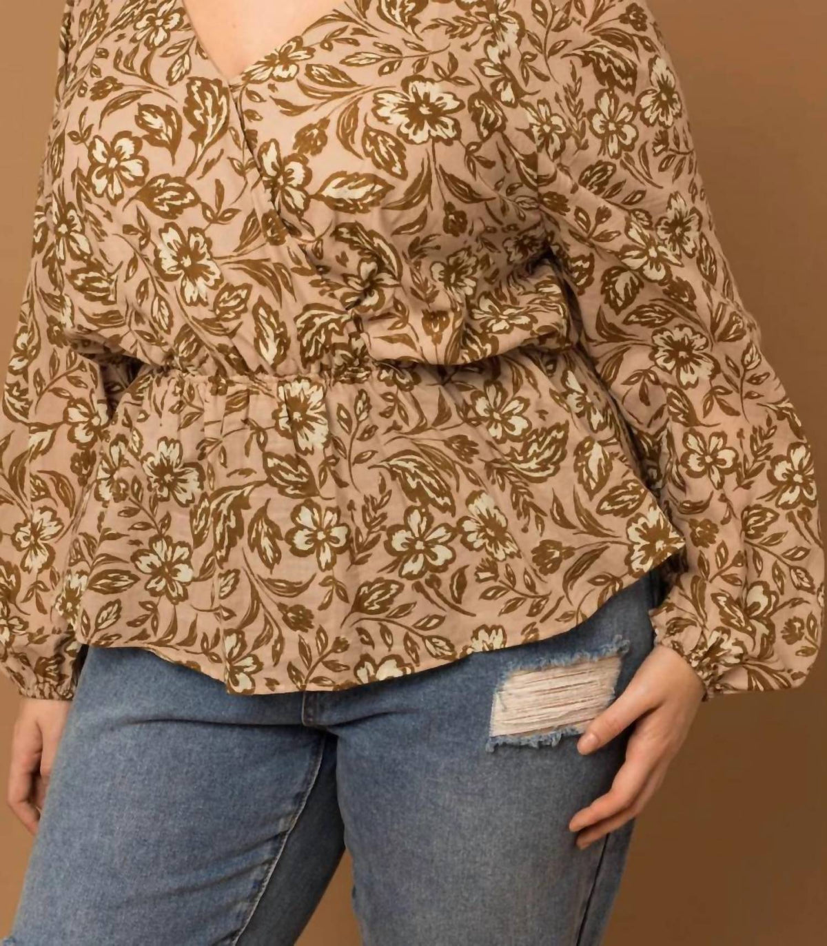 Gilli - Marlee Peplum Top - Plus