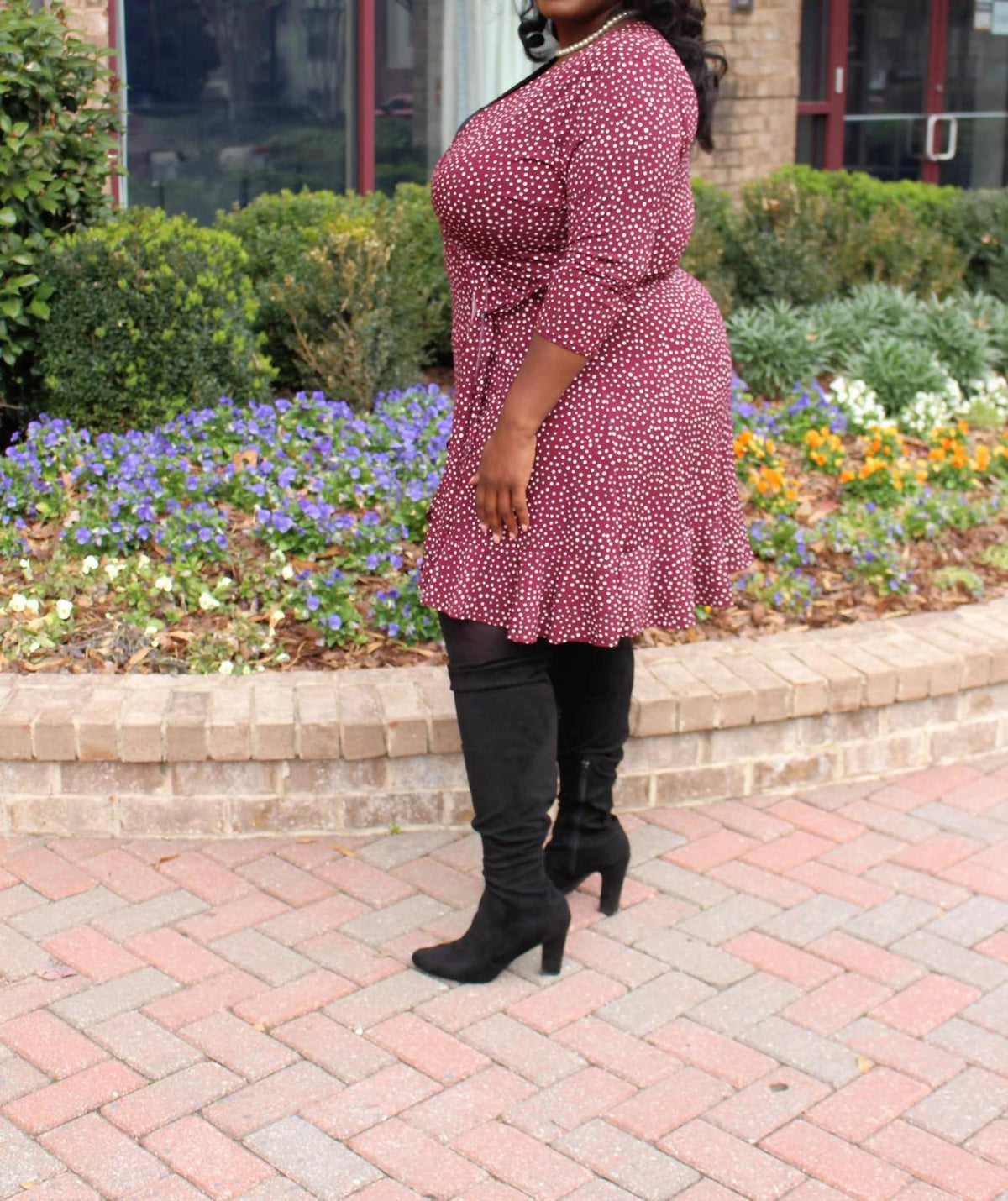 Gilli - Marley Faux Wrap Dress - Plus