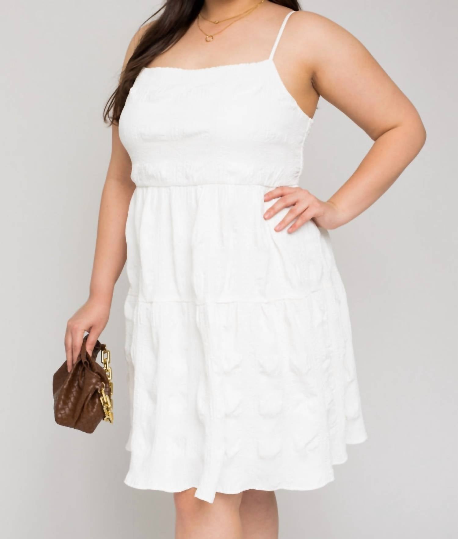 Gilli - Plus Back Smocking Dress - clothing - collection:Graddresses(Auto) - dresses